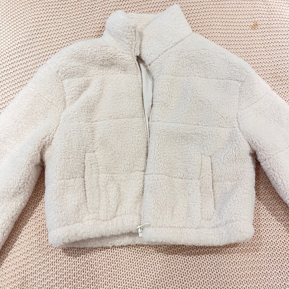 FASHION NOVA SHERPA JACKET - Picture 1 of 2